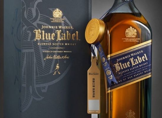 Johnnie Walker Blue Label equipped with NFC tag