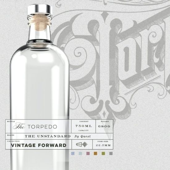 The Torpedo, part of The Unstandard® Vintage Forward bottle collection by ByQuest